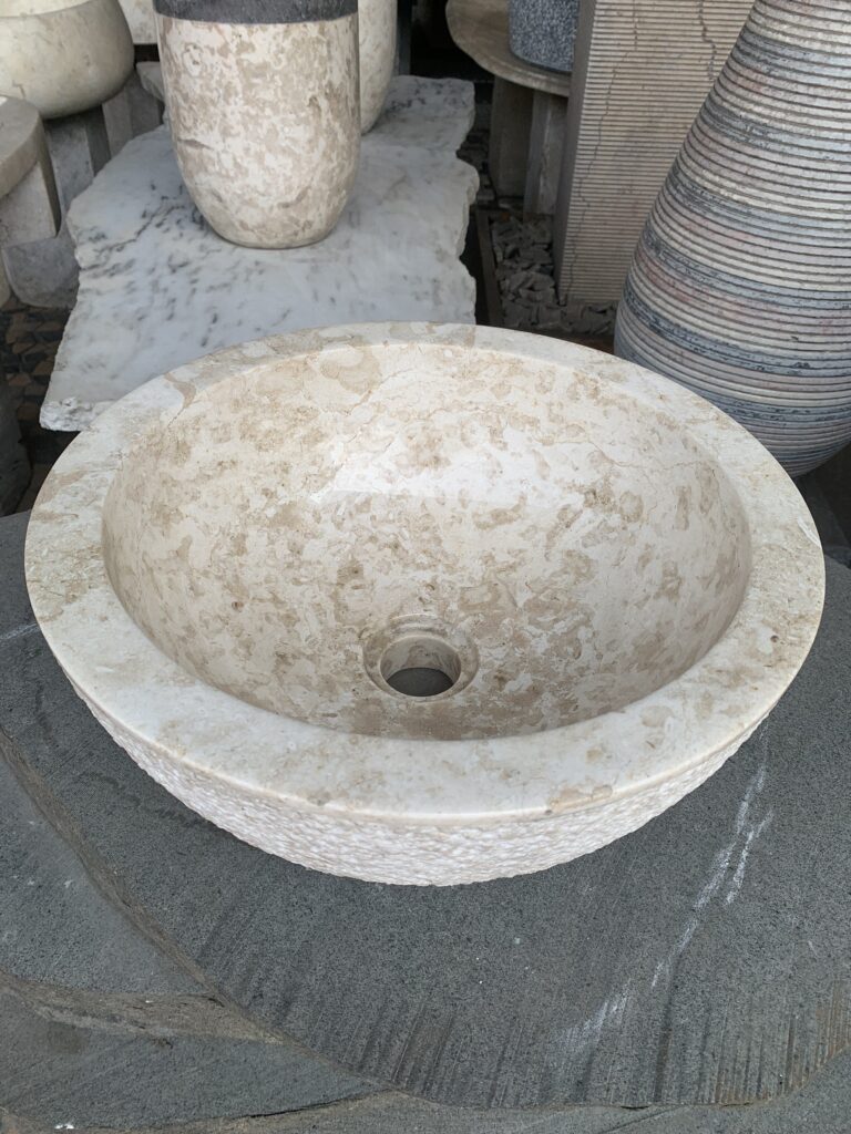 Vessel Marble Sink by Anara