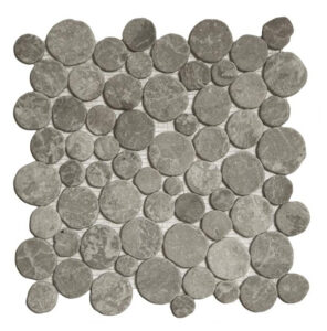 Polished grey pebble sheets
