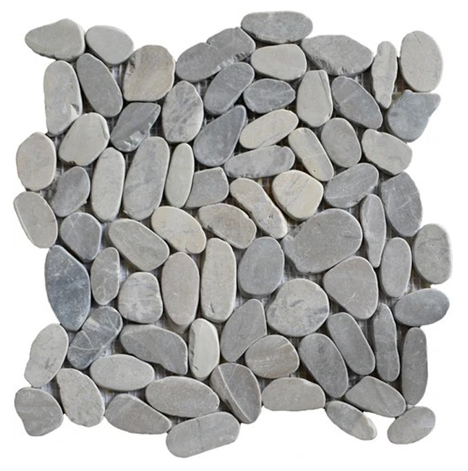 Grey pebble mosaic Indonesia